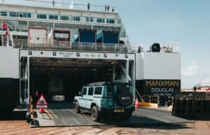 Driving onto a Steam Packet ferry