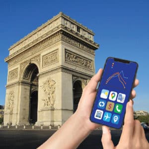 An infographic showing the key benefits of an AI trip planner