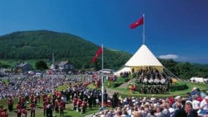 Tynwald Day ceremony on Tynwald Hill (Visit Isle of Man) Tynwald Day ceremony on Tynwald Hill