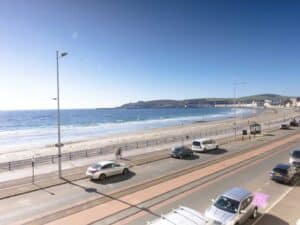 Douglas Bay promenade and beach
