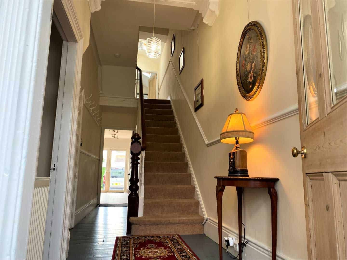 Heritage cottage entrance hallway